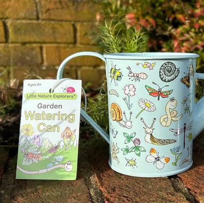 Little Nature Explorers Children's Metal Watering Can