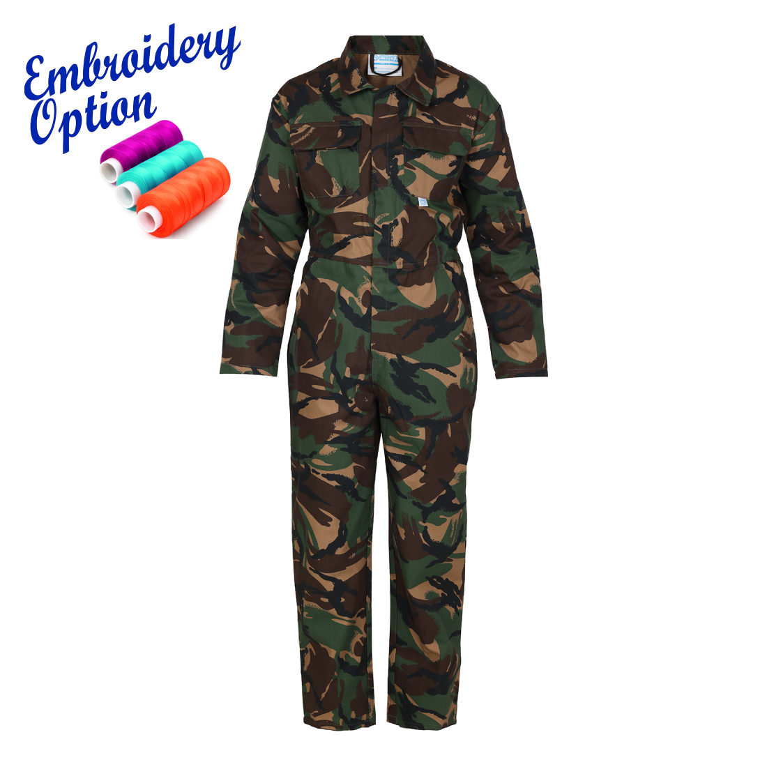 Embroidered Kids Coveralls / Boiler Suit
