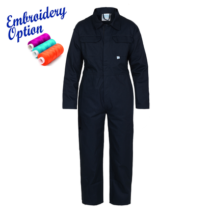 Embroidered Kids Coveralls / Boiler Suit