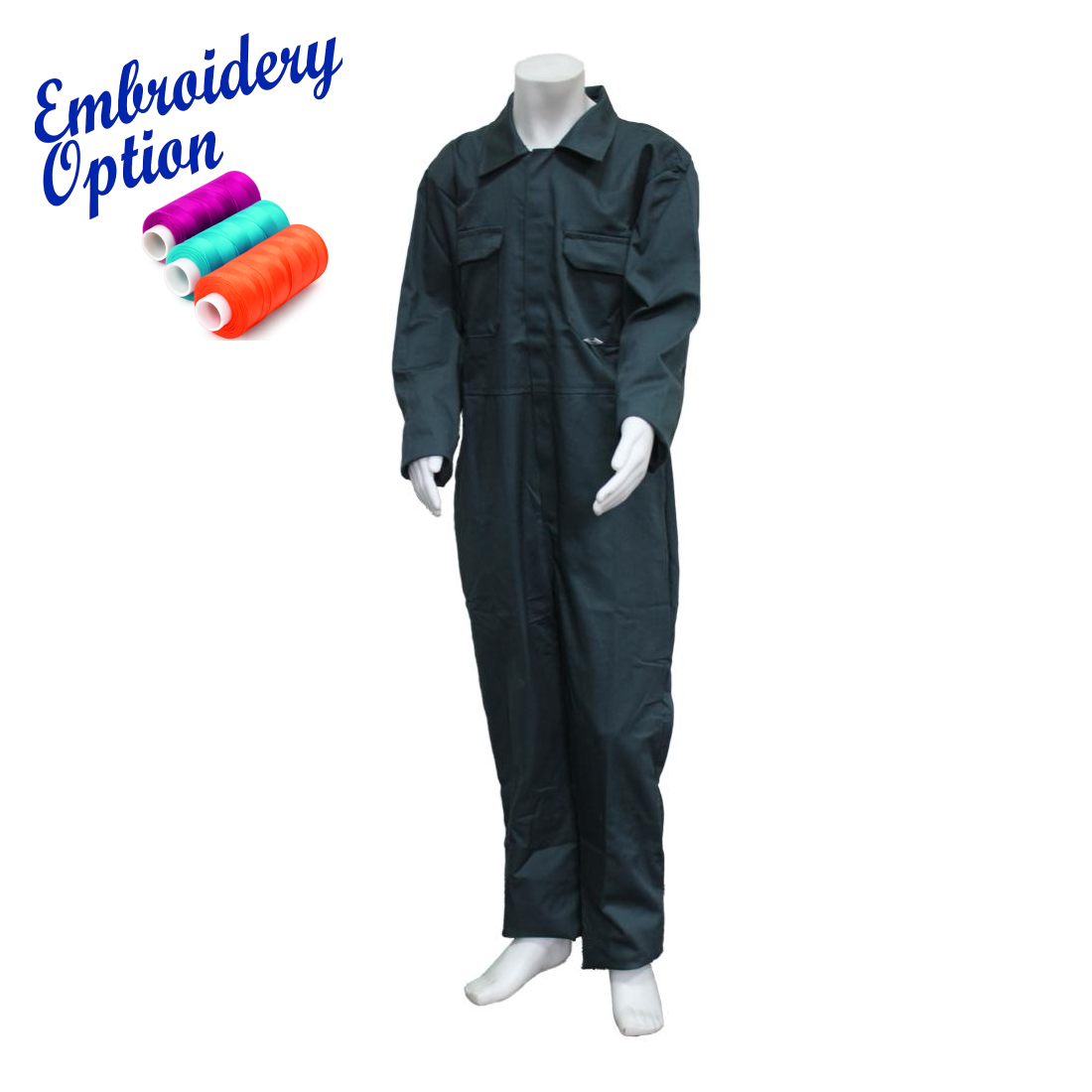 Embroidered Kids Coveralls / Boiler Suit