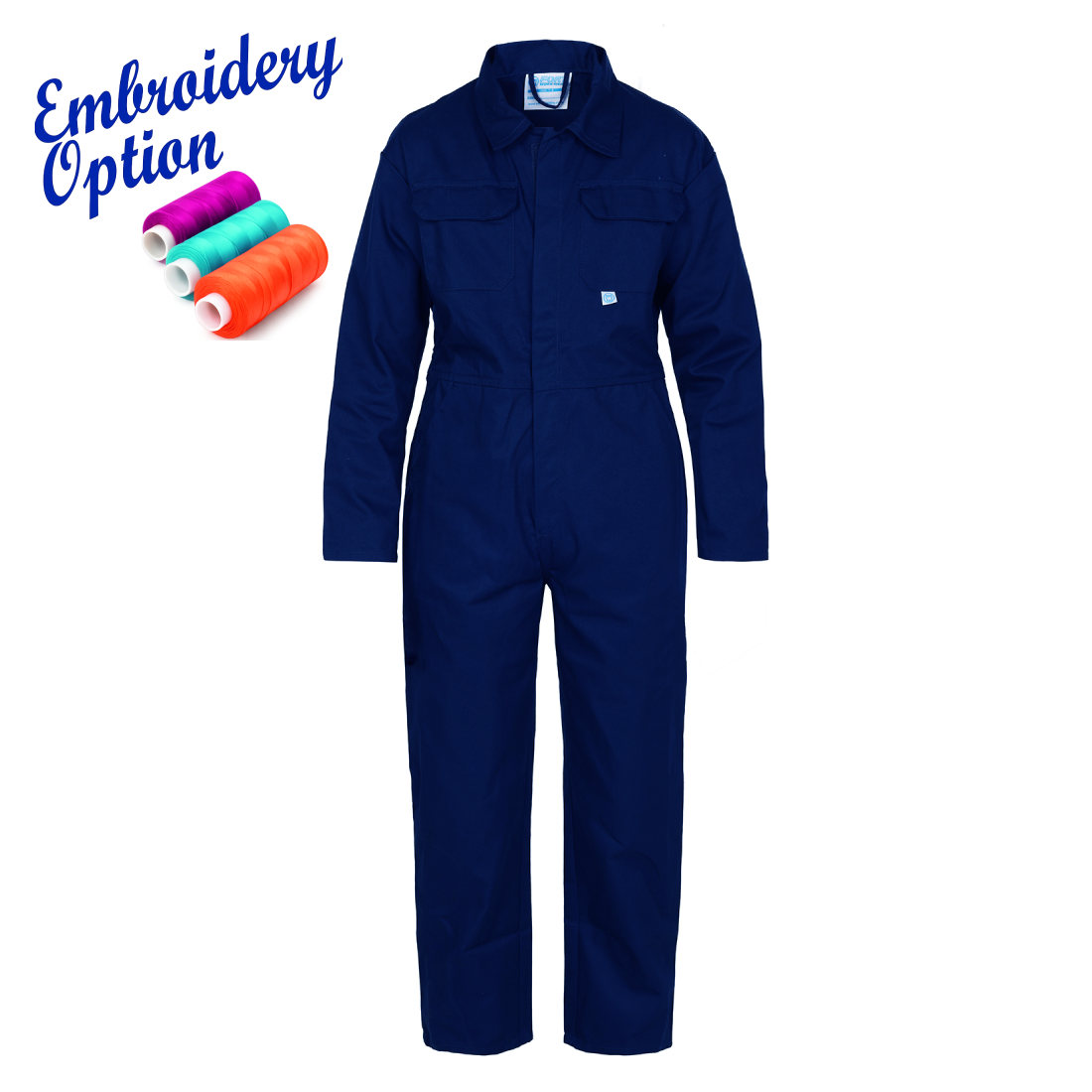 Embroidered Kids Coveralls / Boiler Suit