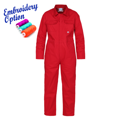 Embroidered Kids Coveralls / Boiler Suit