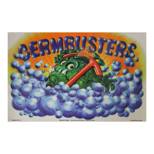 Germbuster Handwashing Poster – 430 x 280mm Hygiene Awareness Sign