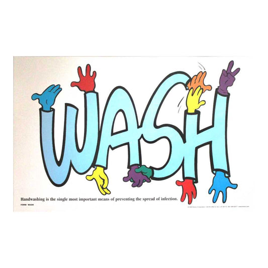 WASH Your Hands Poster – 430 x 280mm