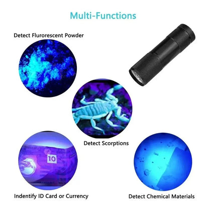 12 LED UV Torch