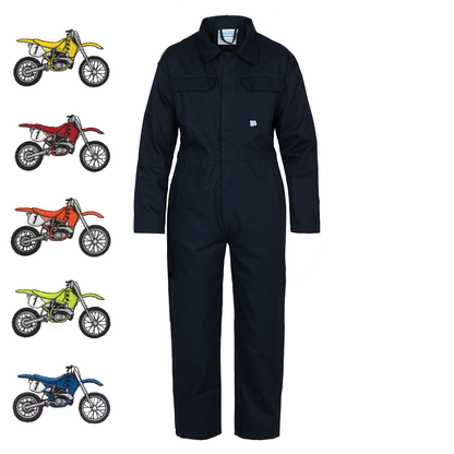Kids Motocross Bike "Themed" Embroidered Coveralls