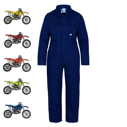 Kids Motocross Bike "Themed" Embroidered Coveralls