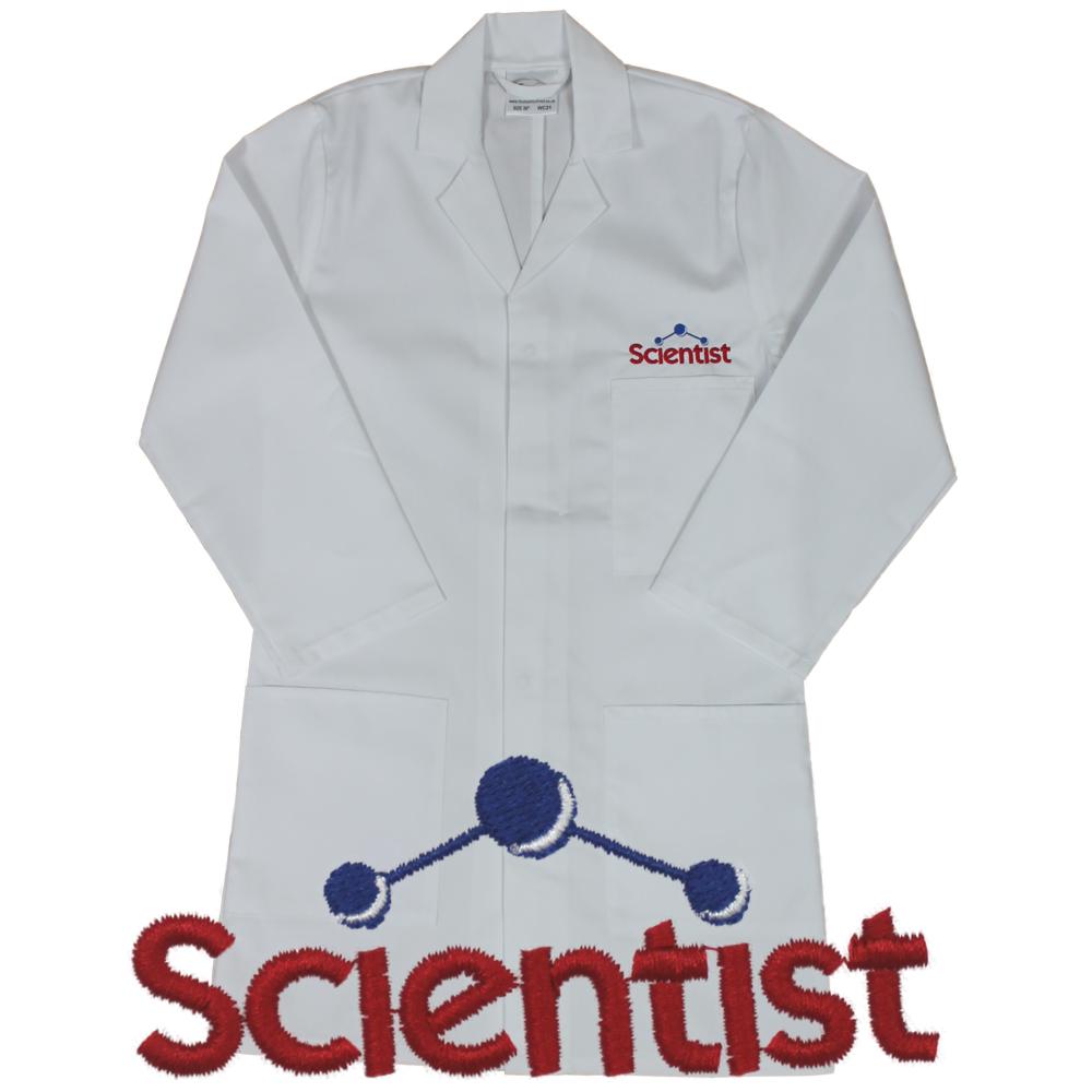 Kids "Themed" Embroidered Lab Coat