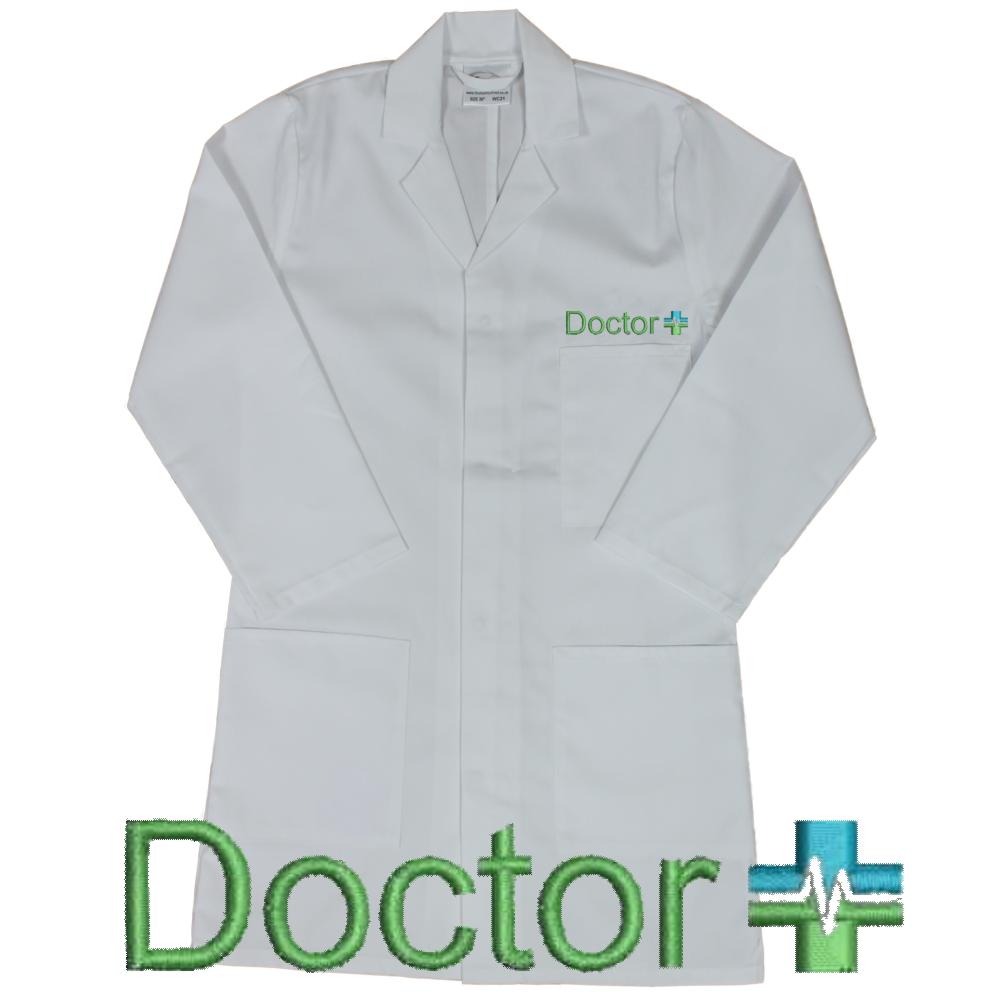 Kids "Themed" Embroidered Lab Coat