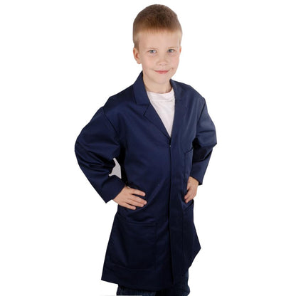 Kids Navy Lab & Work Coat