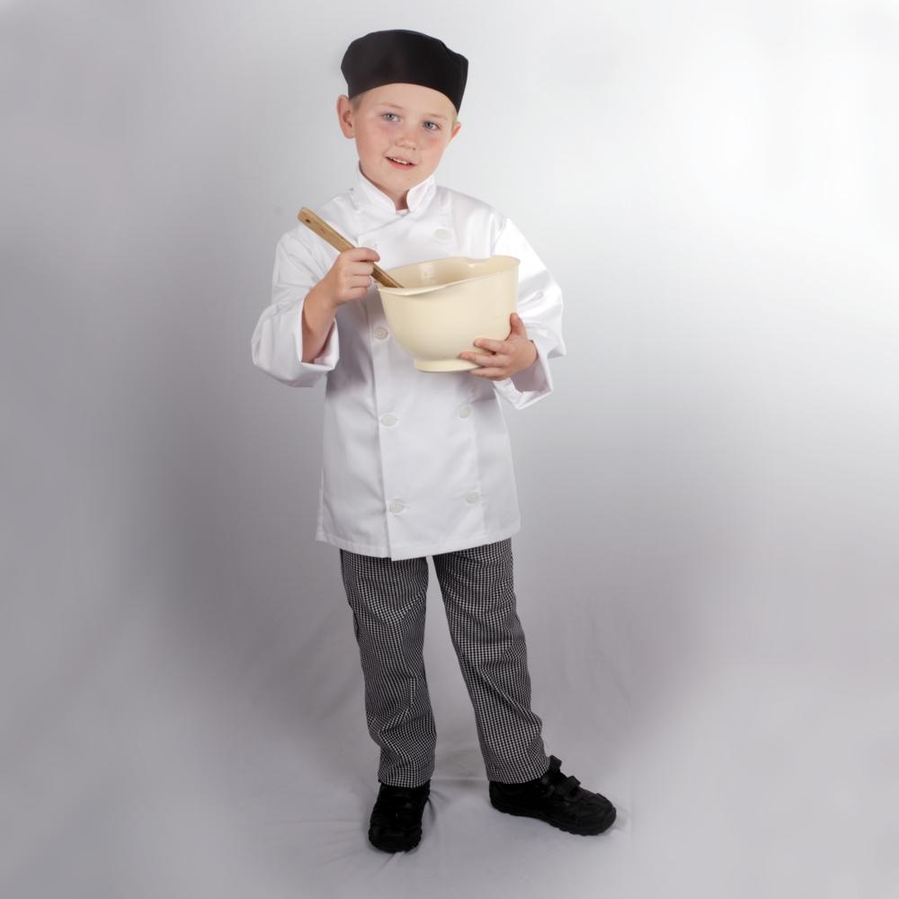 Kids White Chef Jacket / Coat - with Embroidery Option