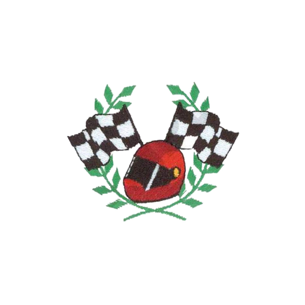 Kids Racing Motif "Themed" Embroidered Coveralls