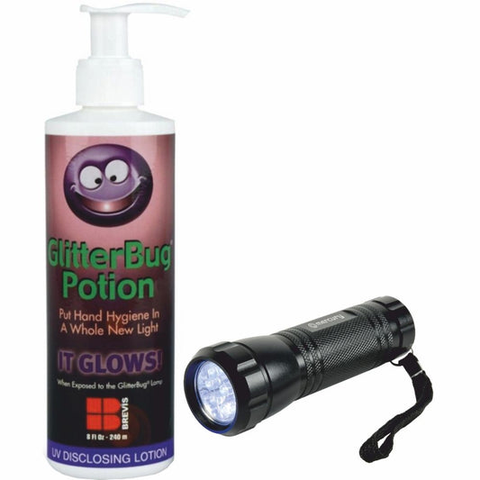 Hygiene Training Starter Kit - GlitterBug Potion & Torch