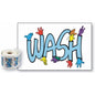 Wash Your Hands Hygiene Stickers – Pack of 50 – 66 x 38mm Handwashing Reminder Labels