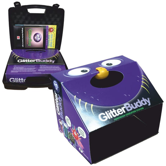 GlitterBuddy Foldable Disclosure Center with UV Lamp