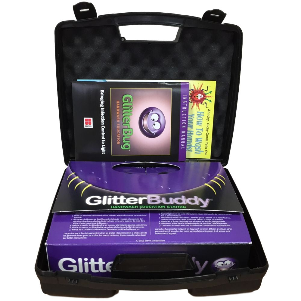 GlitterBuddy Foldable Disclosure Center with UV Lamp