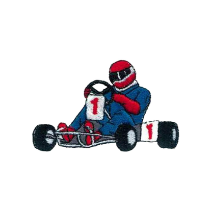 Kids Go-Karting "Themed" Embroidered Coveralls