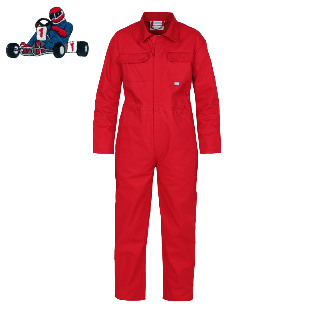 Kids Go-Karting "Themed" Embroidered Coveralls