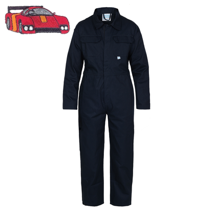 Kids Racing Car "Themed" Embroidered Coveralls