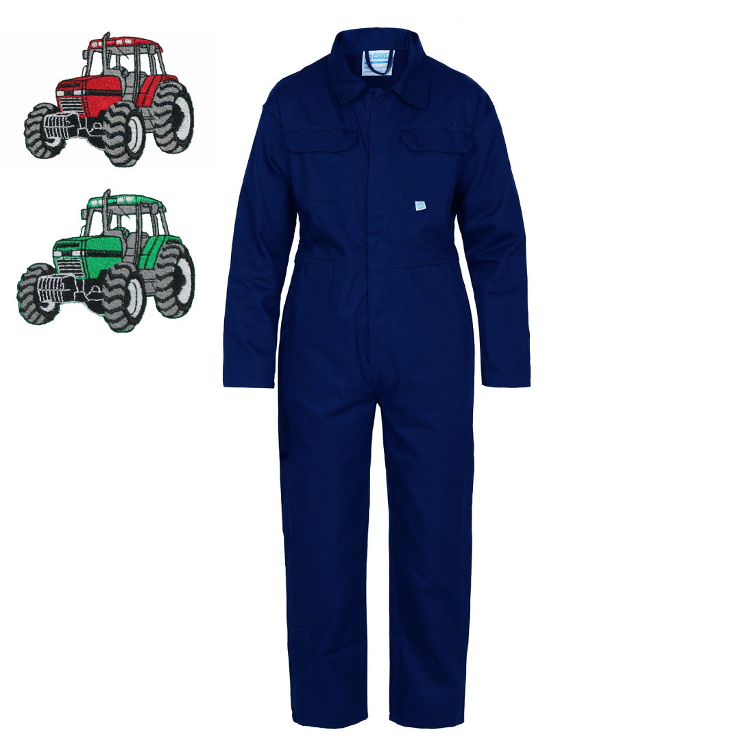 Kids Tractor "Themed" Embroidered Coveralls