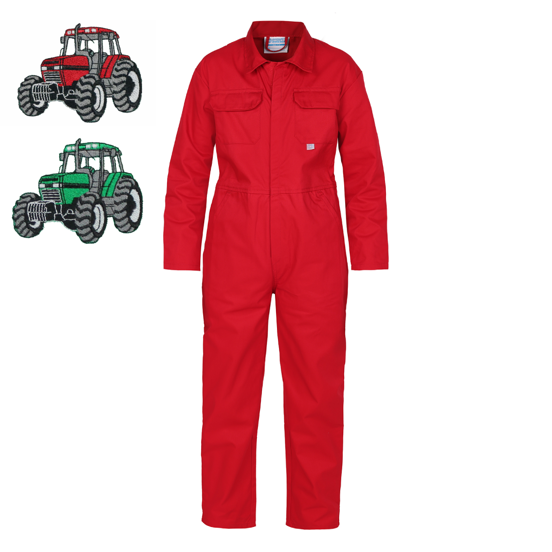 Kids Tractor "Themed" Embroidered Coveralls